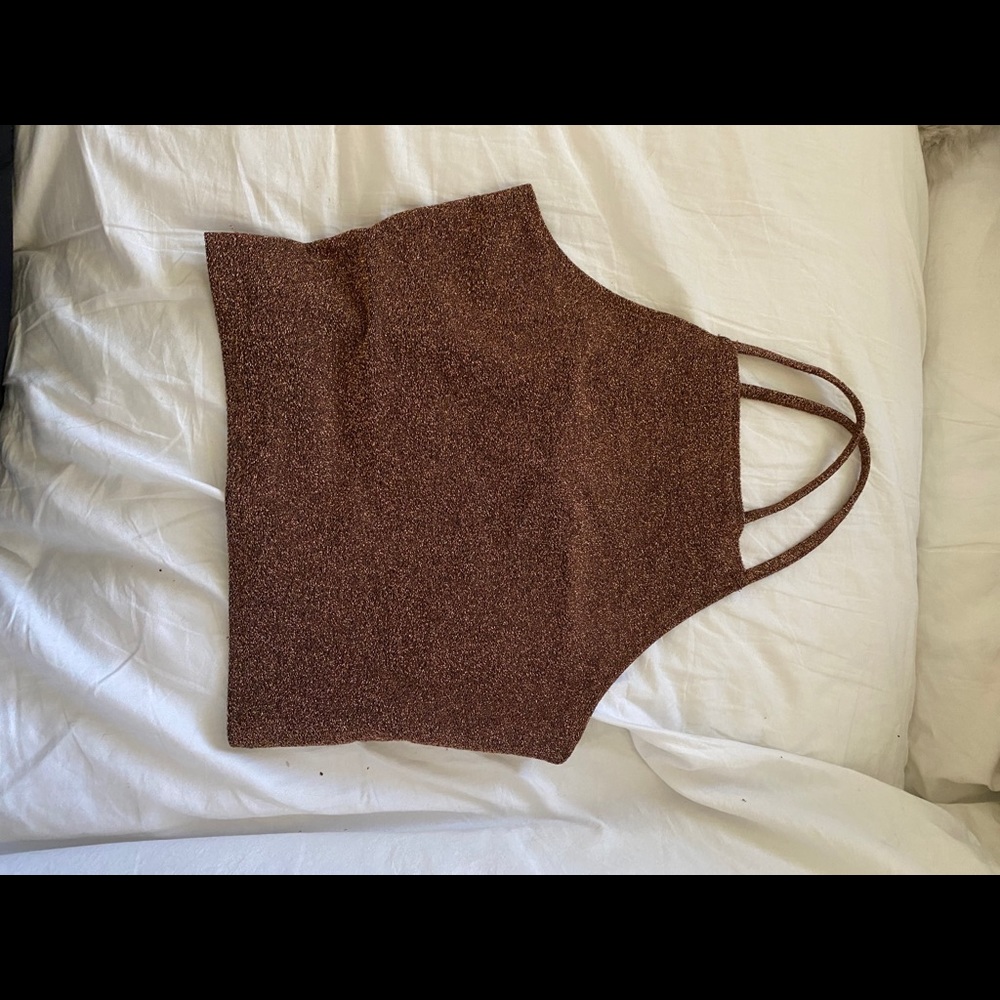 Sparkly halter top